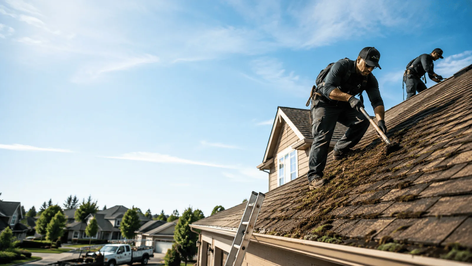 Roof Moss Removal in Thorntown, IN near me